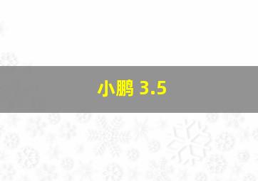 小鹏 3.5